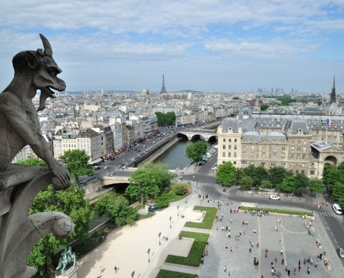 Vistas das Torres de Notre Dame - Paris