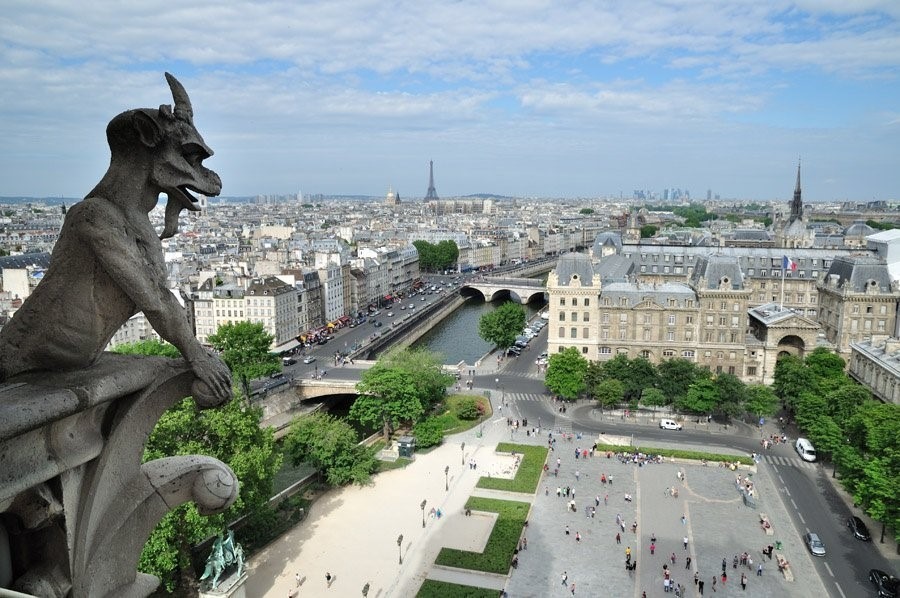 Vistas das Torres de Notre Dame - Paris