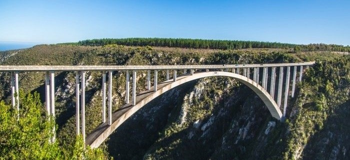 Ponte Bloukrans Rota-Jardim