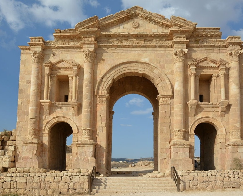 Arco de Adriano em Jerash