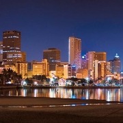 Durban Skyline noturno