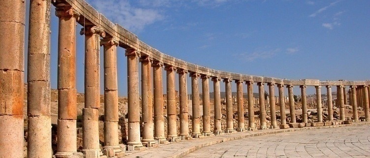 O fórum de Jerash